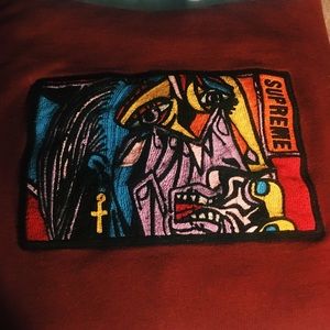 Authentic Supreme Chainstitch Sweatshirt.